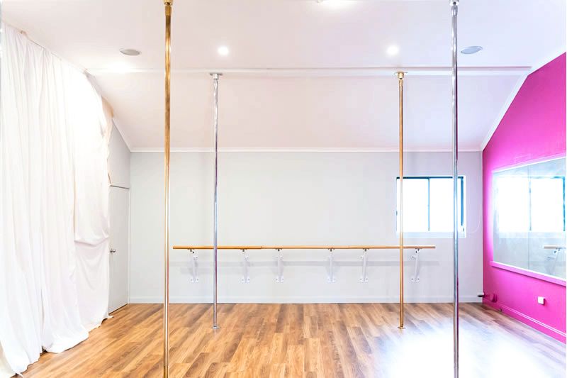 pole dancing studio interior